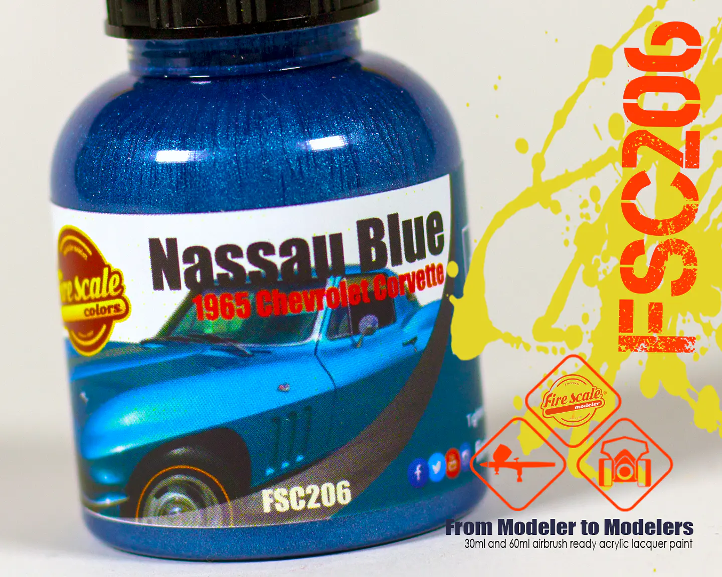 Nassau Blue Chervolet Corvette 1