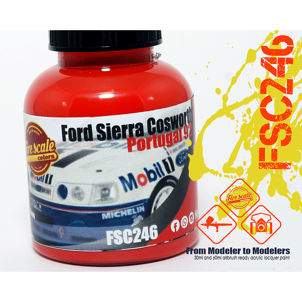 Ford Sierra Cosworth 4x4 Portugal 92 - Red 1