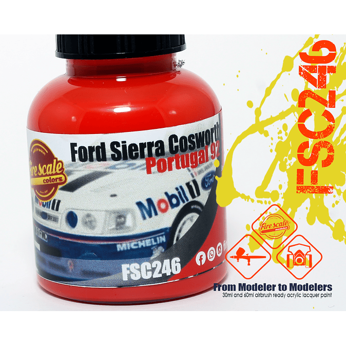 Ford Sierra Cosworth 4x4 Portugal 92 - Red 1