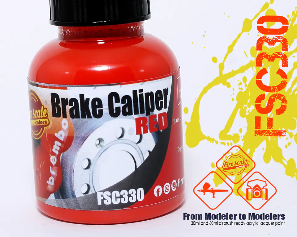 Red Brake Caliper 1
