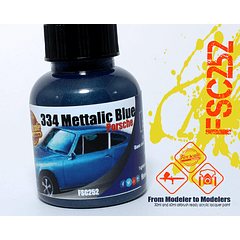 Metallic Blue Porsche