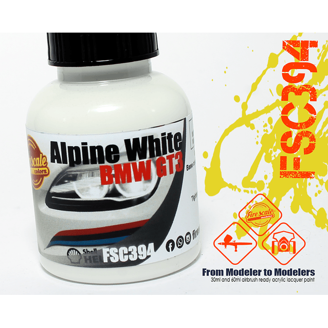 BMW M6 GT3 Alpine White 1