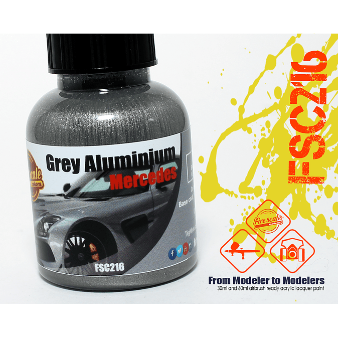 Grau Aluminium Mercedes 1