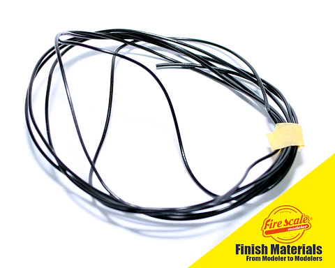 Cable Wire Black Rubber 0.8