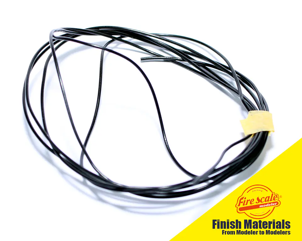 Cable Wire Black Rubber 0.8 1