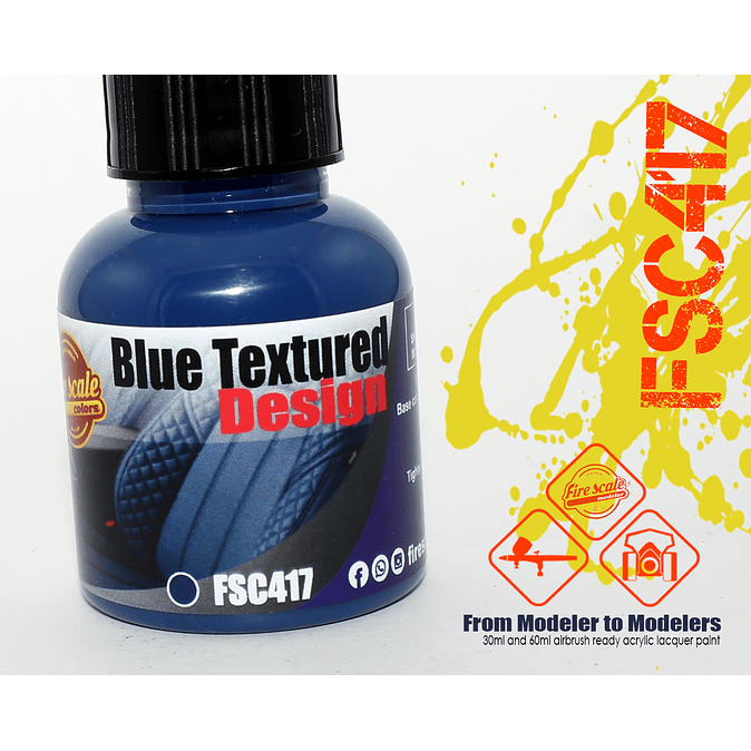 Blue Textured Design 1