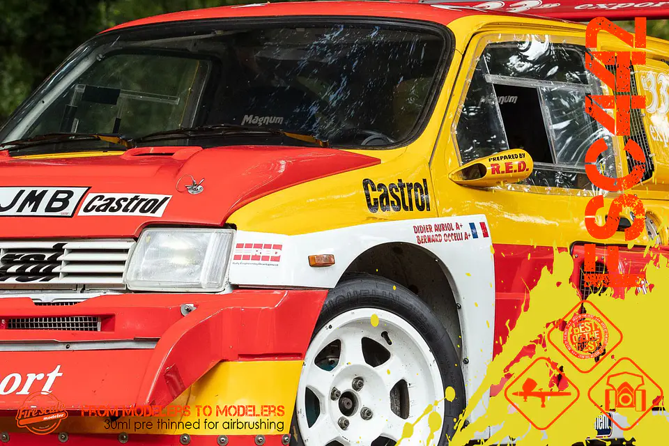 MG 6R4 Didier Auriol tour de Corse 1986 - Yellow 1