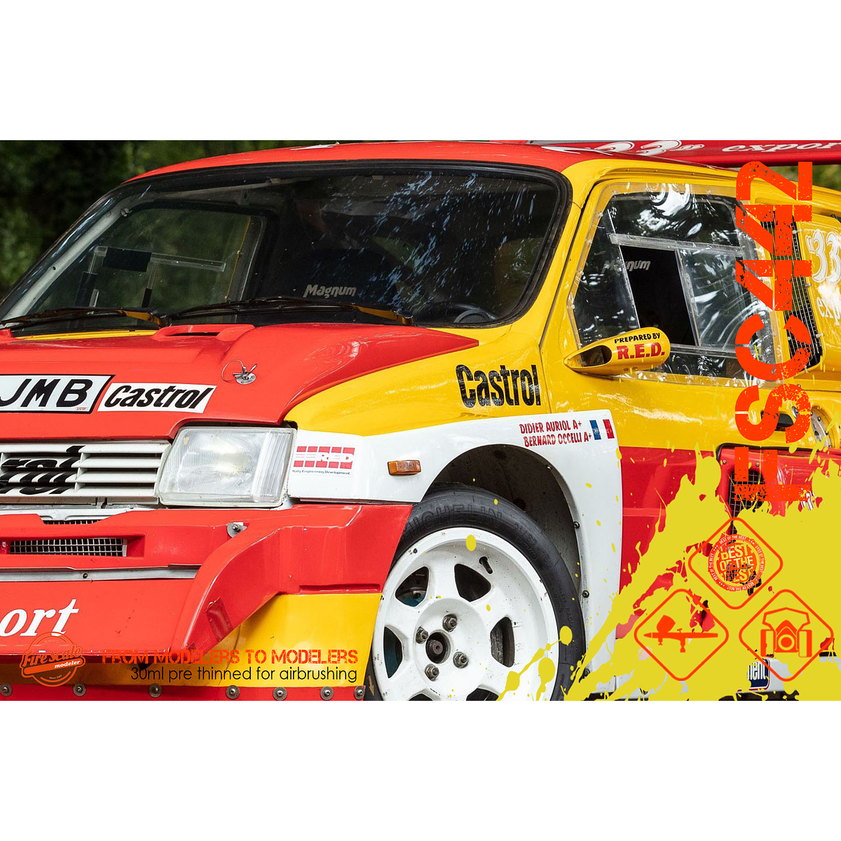 MG 6R4 Didier Auriol tour de Corse 1986 - RED