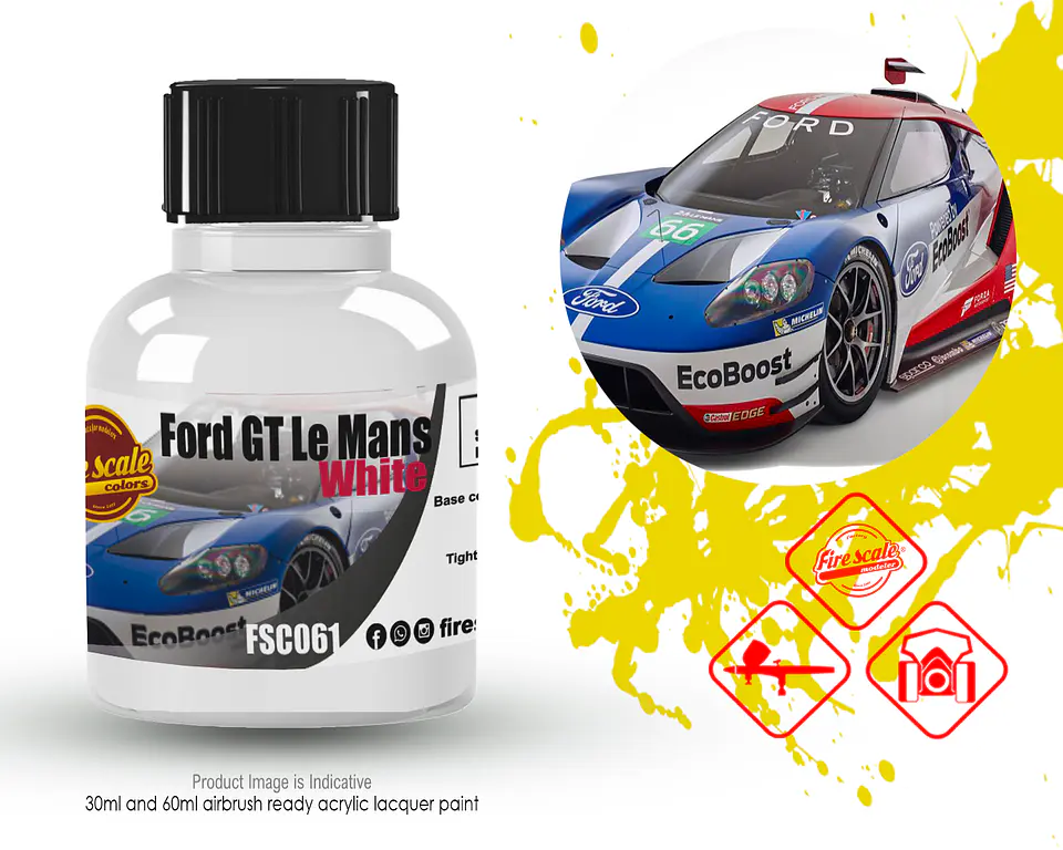 Ford GT Lemans - Blanc 1