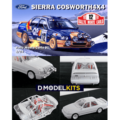 FORD SIERRA COSWORTH 4X4 - RALLY MONTE CARLO 1991