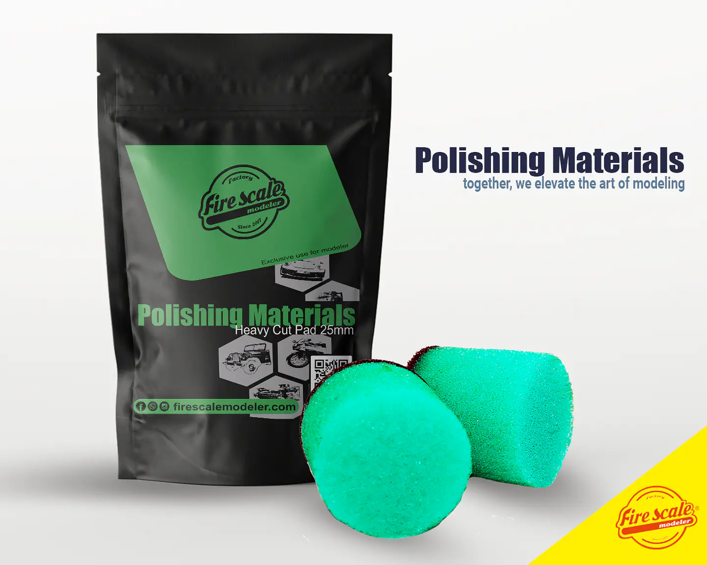 Heavy Cut Polishing Pad 25mm  1