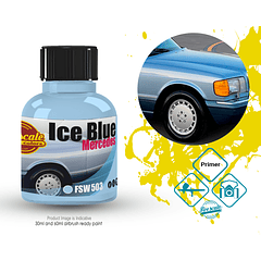 Ice Blue Mercedes