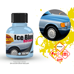 Ice Blue Mercedes