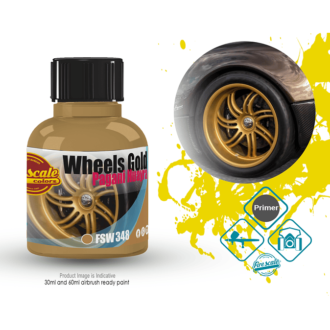 Wheels Gold Pagani Huayra 1
