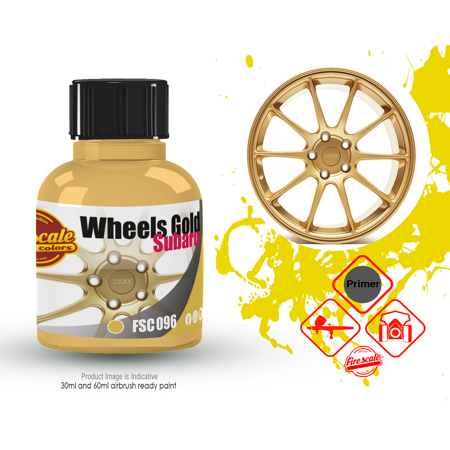 Subaru Wheels Gold