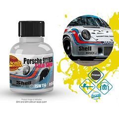 Satin Silver Porsche 911 RSR