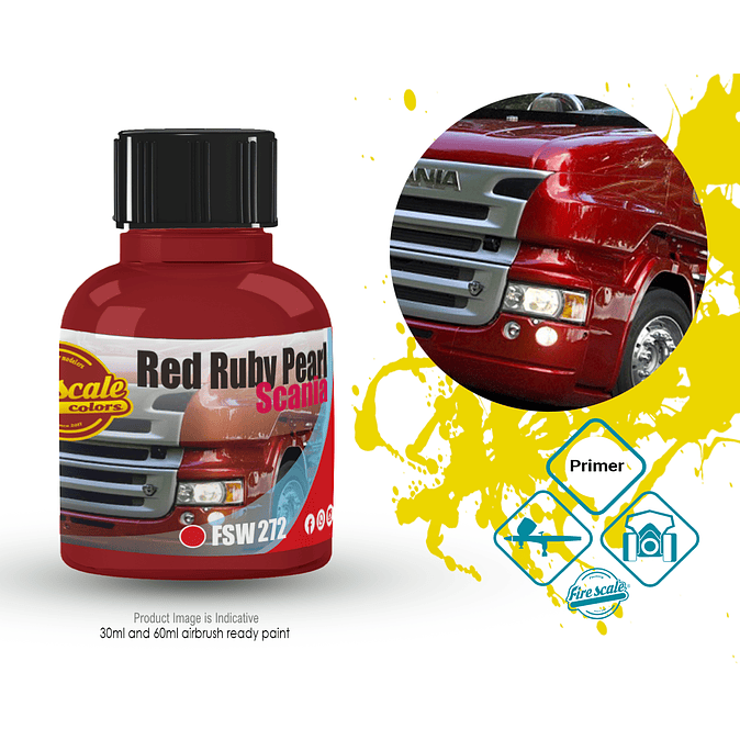 Red Ruby Pearl Scania 1