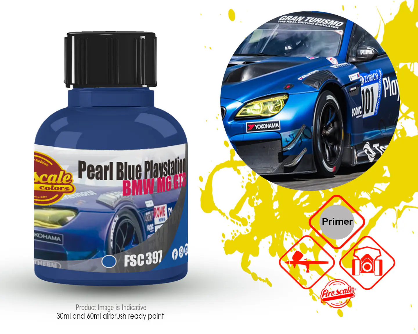 Pearl Blue Playstation Bmw M6 GT3 1