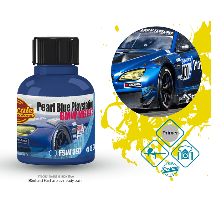 Pearl Blue Playstation Bmw M6 GT3 1