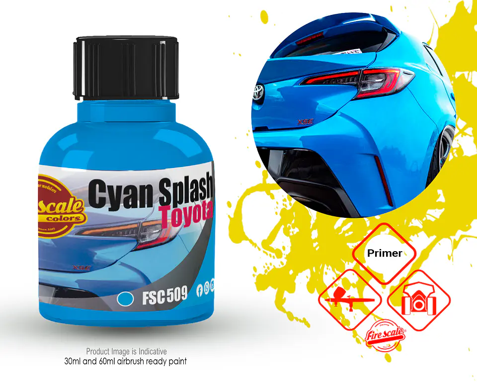 Cyan Splash Toyota 1