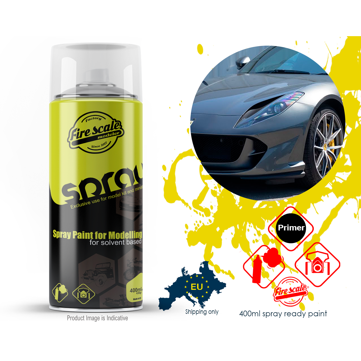 GRIGIO SILVERSTONE FERRARI 400ml