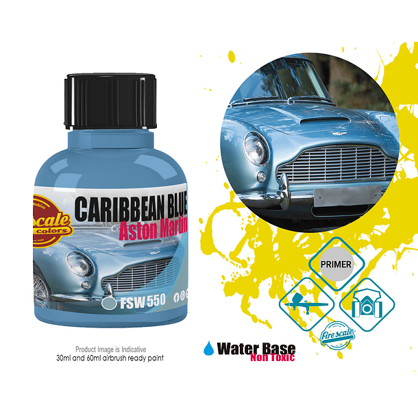 Caribbean Blue Aston Martin 1