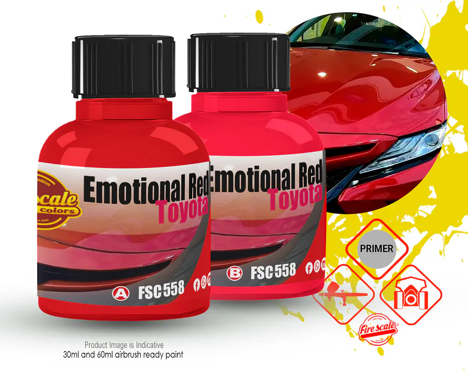 Emotional Red Toyota + Base 1