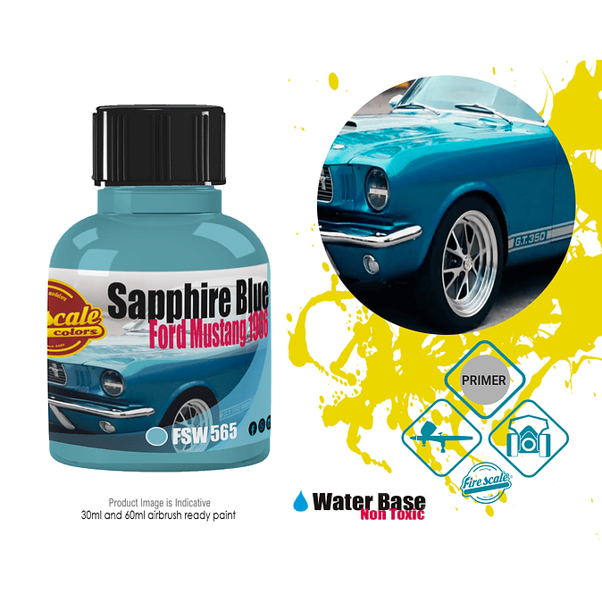 Ford Mustang 1966 Sapphire Blue 1