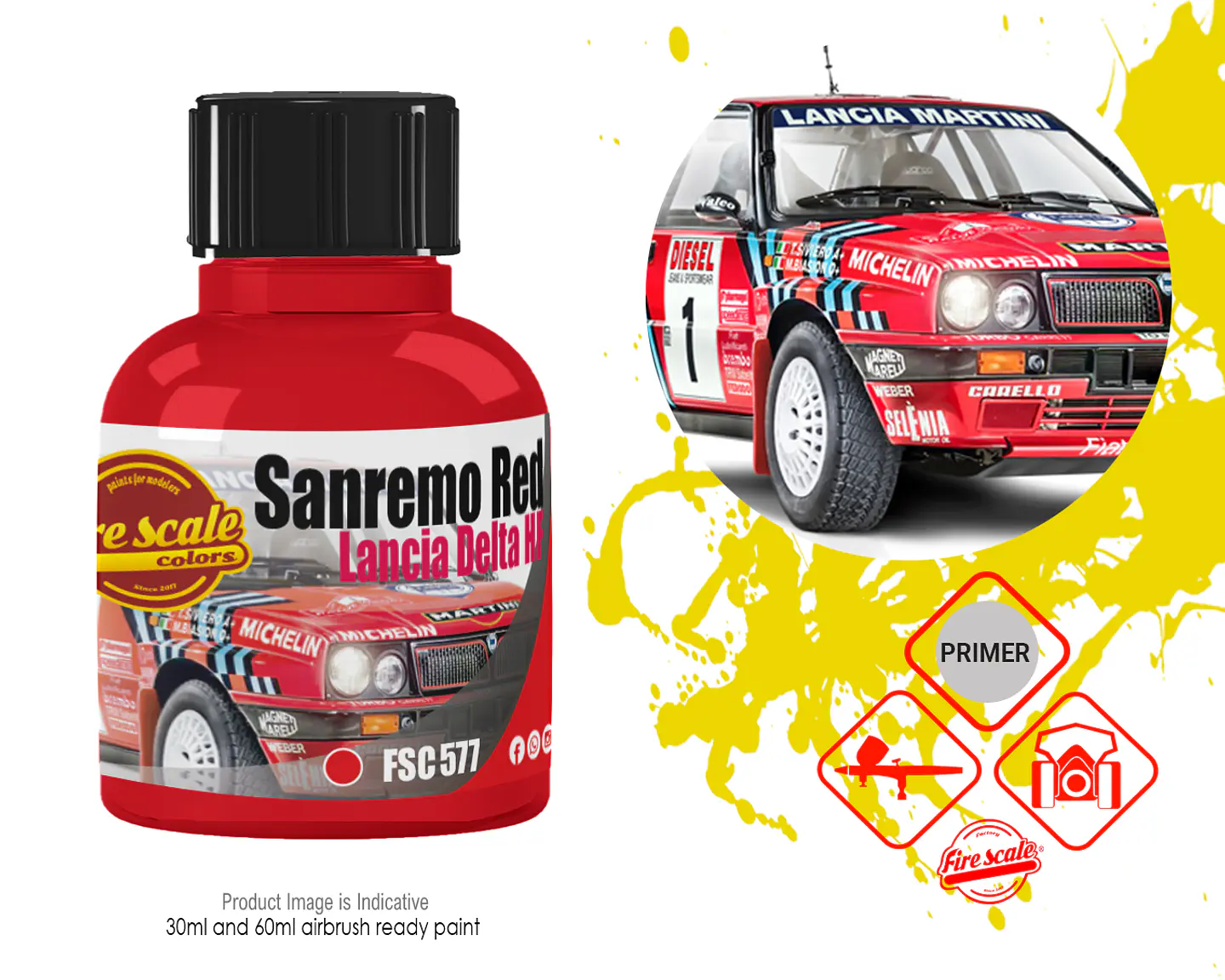 Sanremo Red Lancia Delta HF 1