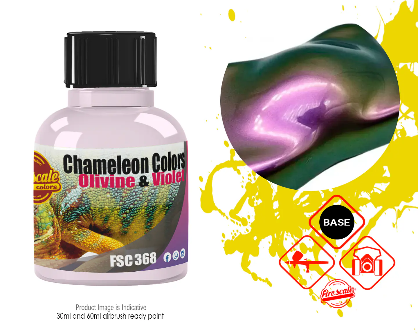 Olivine & Violet Chameleon  1
