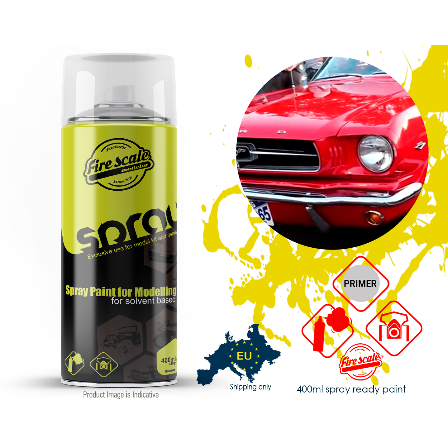 Rangoon Red Ford Mustang 64 400ml