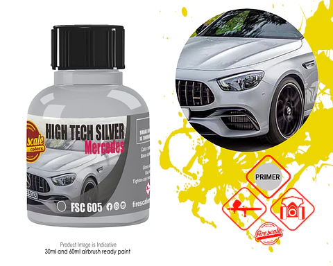 High Tech Silver Mercedes