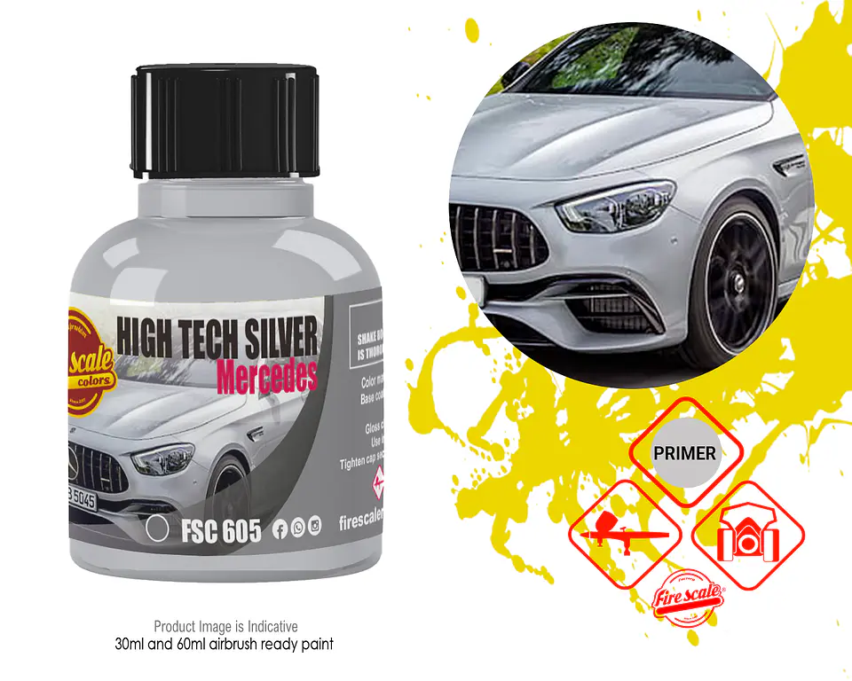 High Tech Silver Mercedes 1