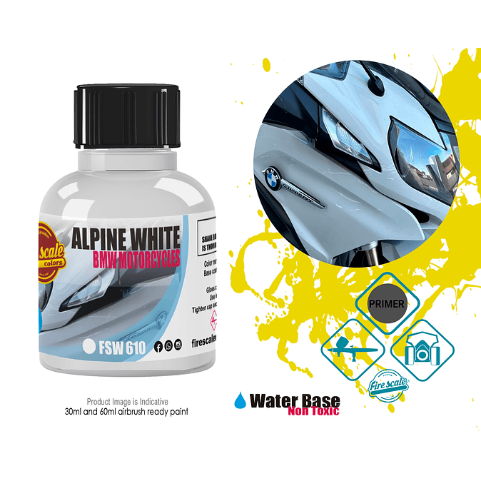 Alpine White BMW Motorcycles 1
