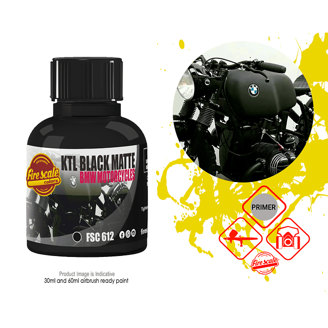 KTL Schwarz Matt BMW Motorcycles 1