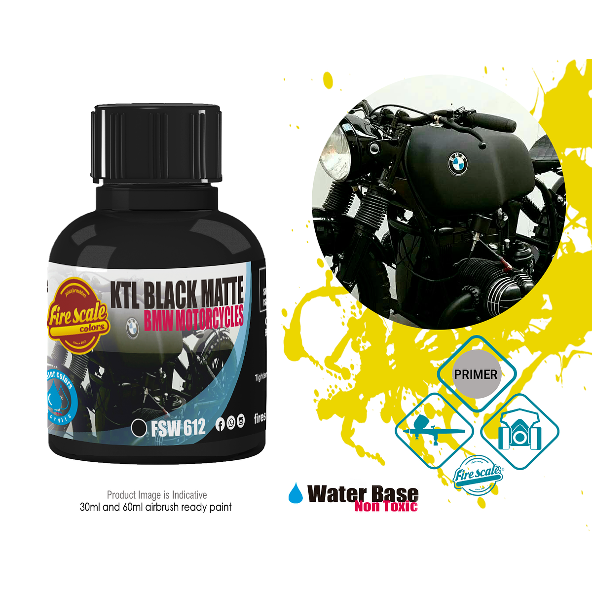 KTL Schwarz Matt BMW Motorcycles