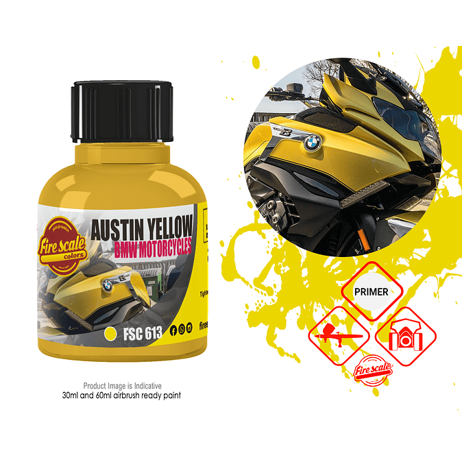 Austin Yellow BMW Motorcycles 1