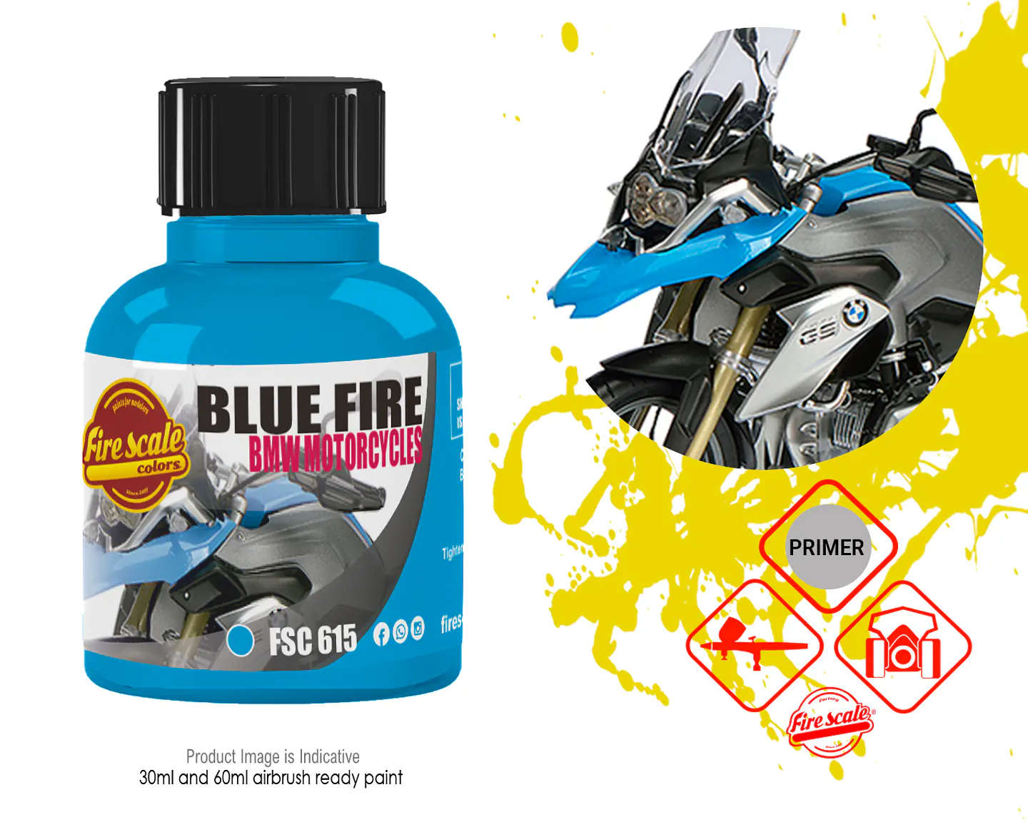 Blue Fire BMW Motorcycles 1