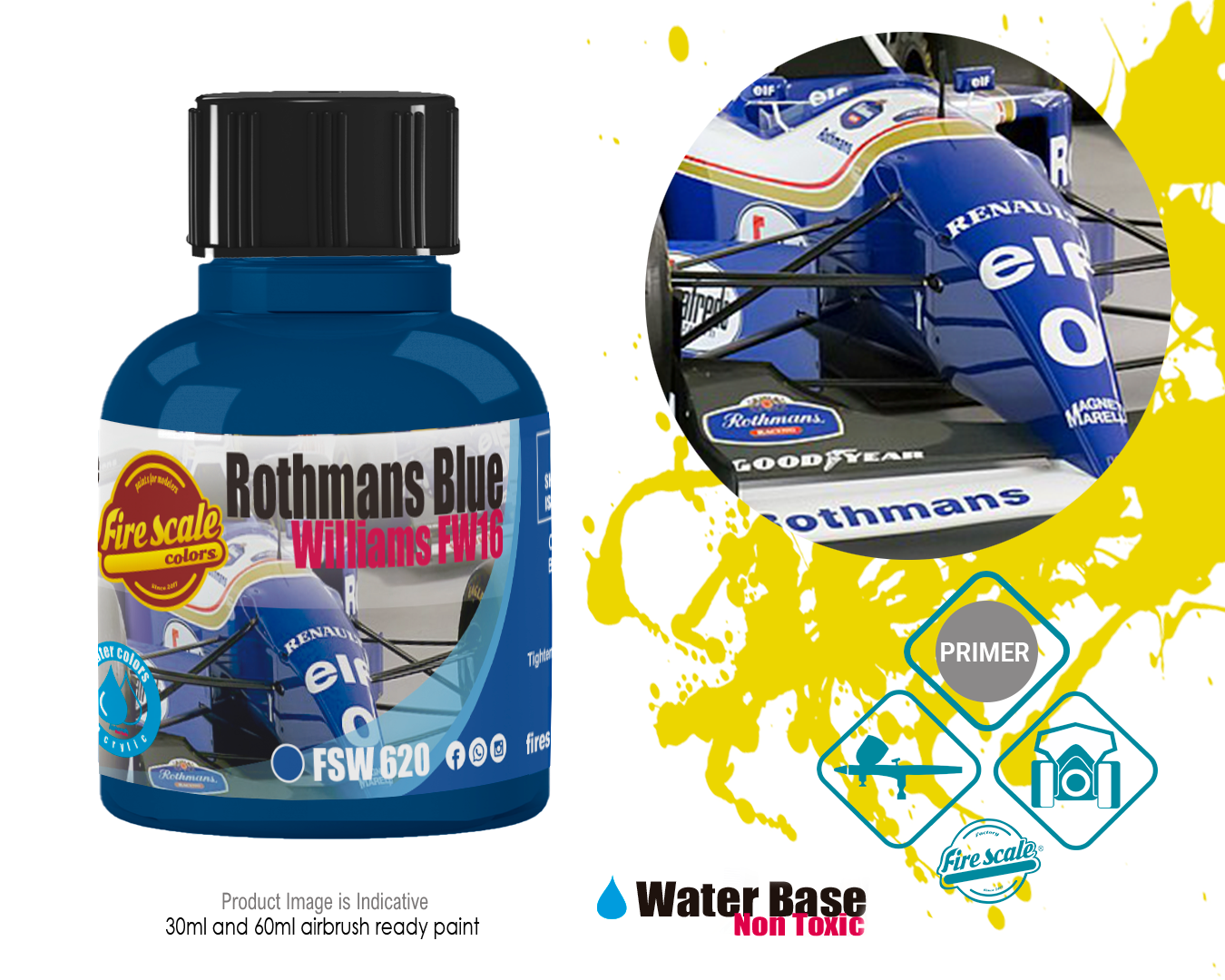 Williams Rothmans Williams FW16 Rothmans Blue