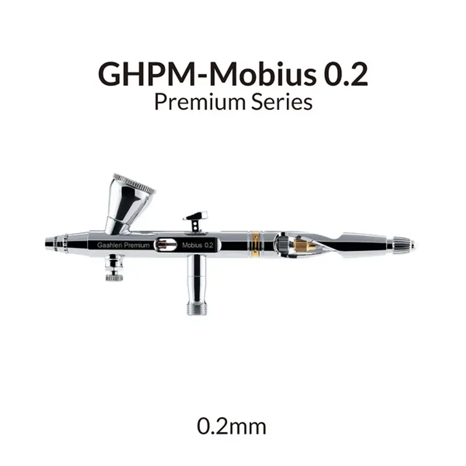Mobius 0.2mm Premium Series Airbrush 1