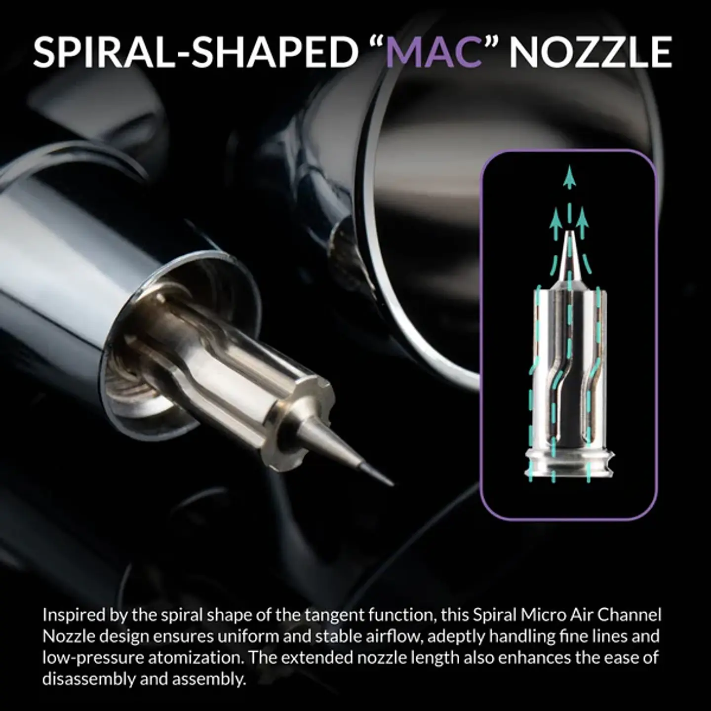 Mobius 0.2mm Premium Series Airbrush 4