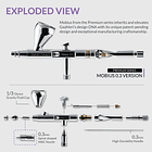 Mobius 0.3mm Premium Series Airbrush 6