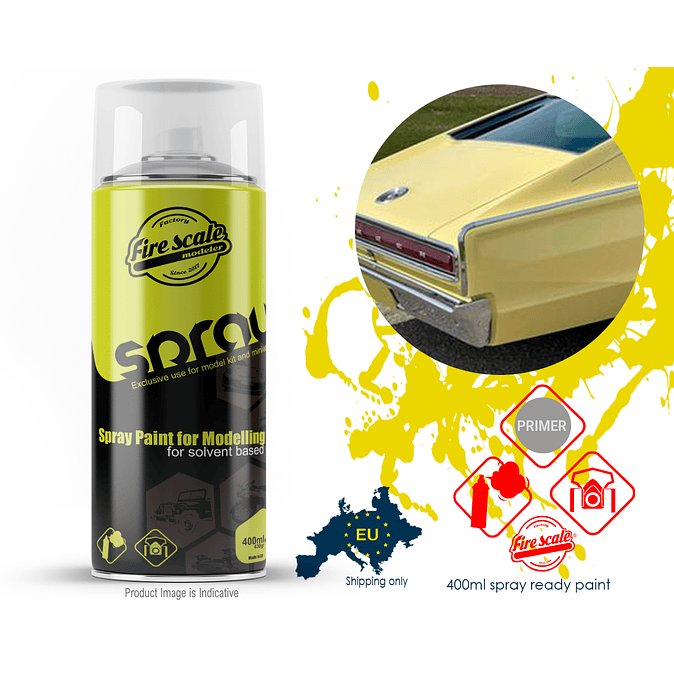 Daffodil Yellow 1966 Dodge Charge 400ml 1
