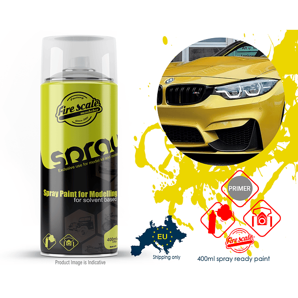 Austin Yellow Metallic Bmw 400ml