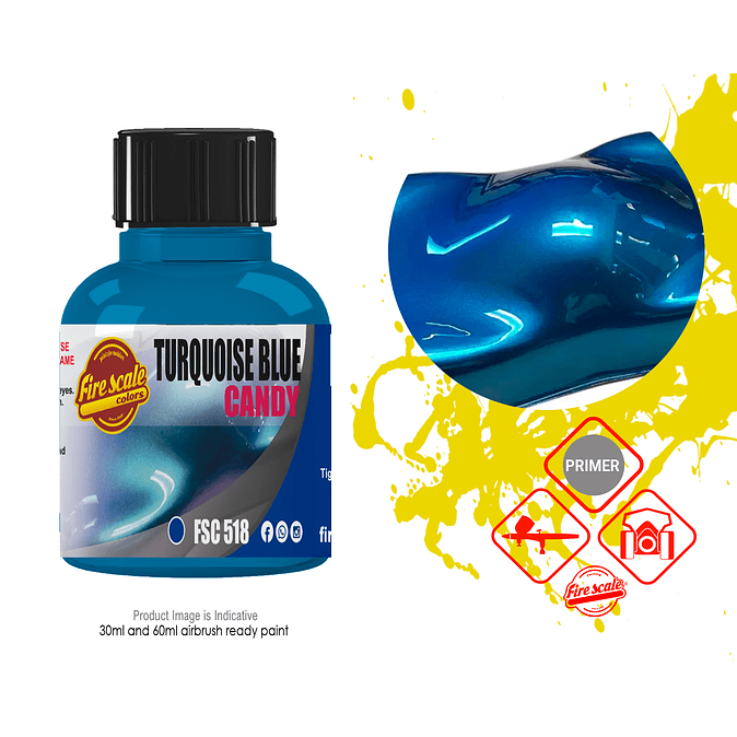 Turquoise Blue Candy 1