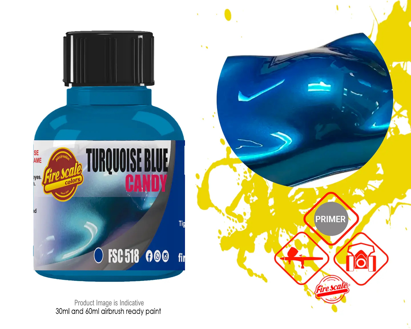 Turquoise Blue Candy 1