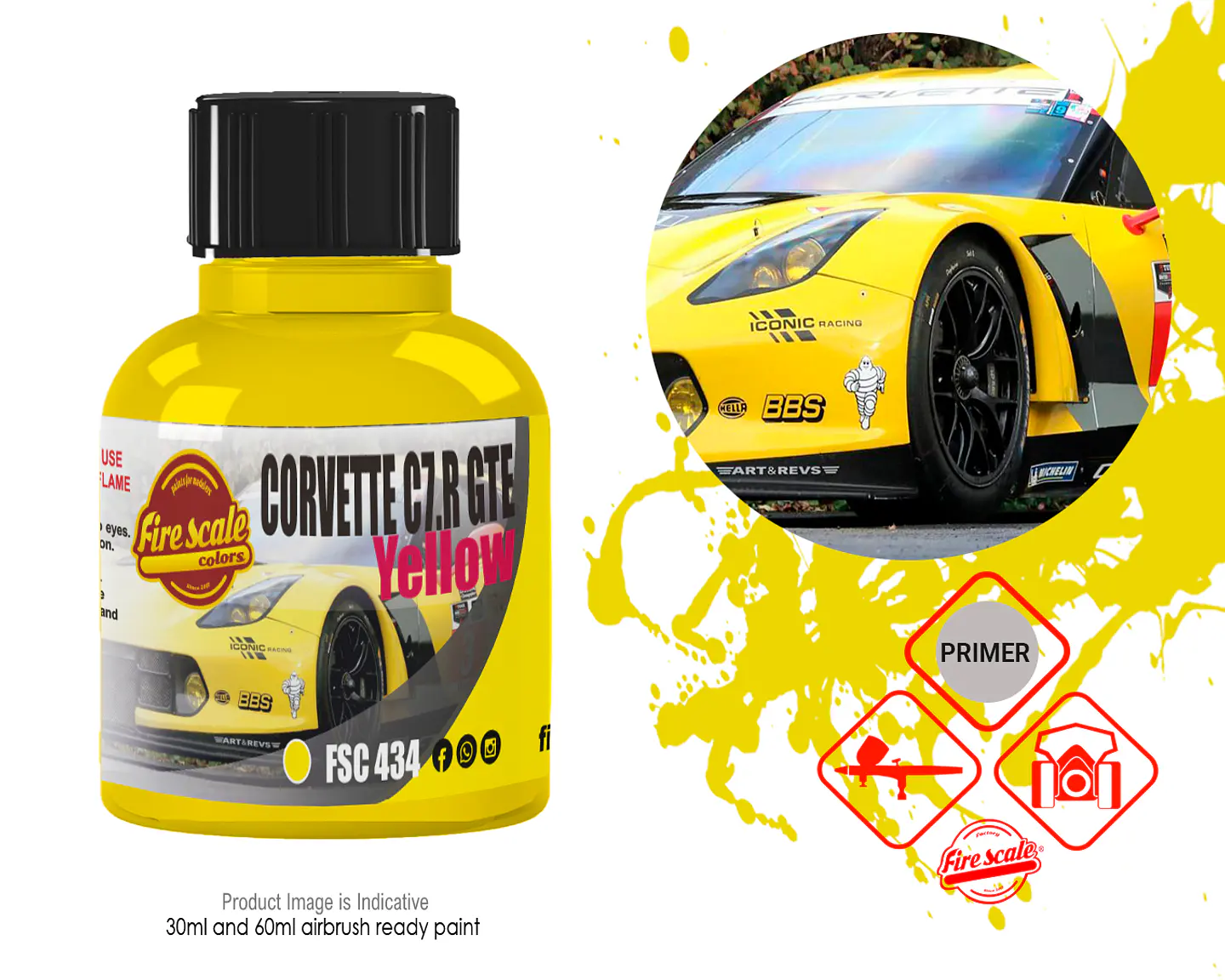 Corvette C7.R GTE Yellow 1