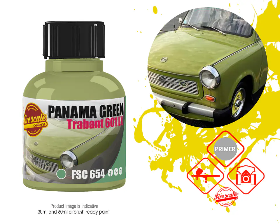 Panama Green Trabant 601 LX 1