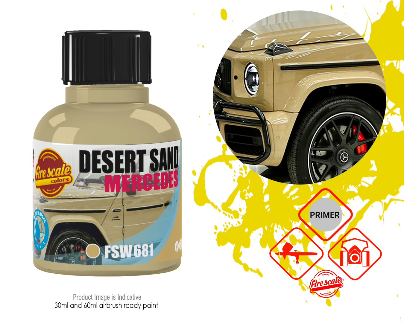 thumbnail image 2 of ProductionShop High Gloss Desert Sand Acrylic Enamel Auto Paint – Gallon Kit 2 of 5