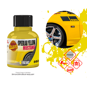 Speedlab Yellow Mustang